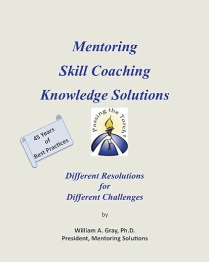 Mentoring, Skill Coaching and Knowledge Solutions: Different Resolutions for Different Challenges